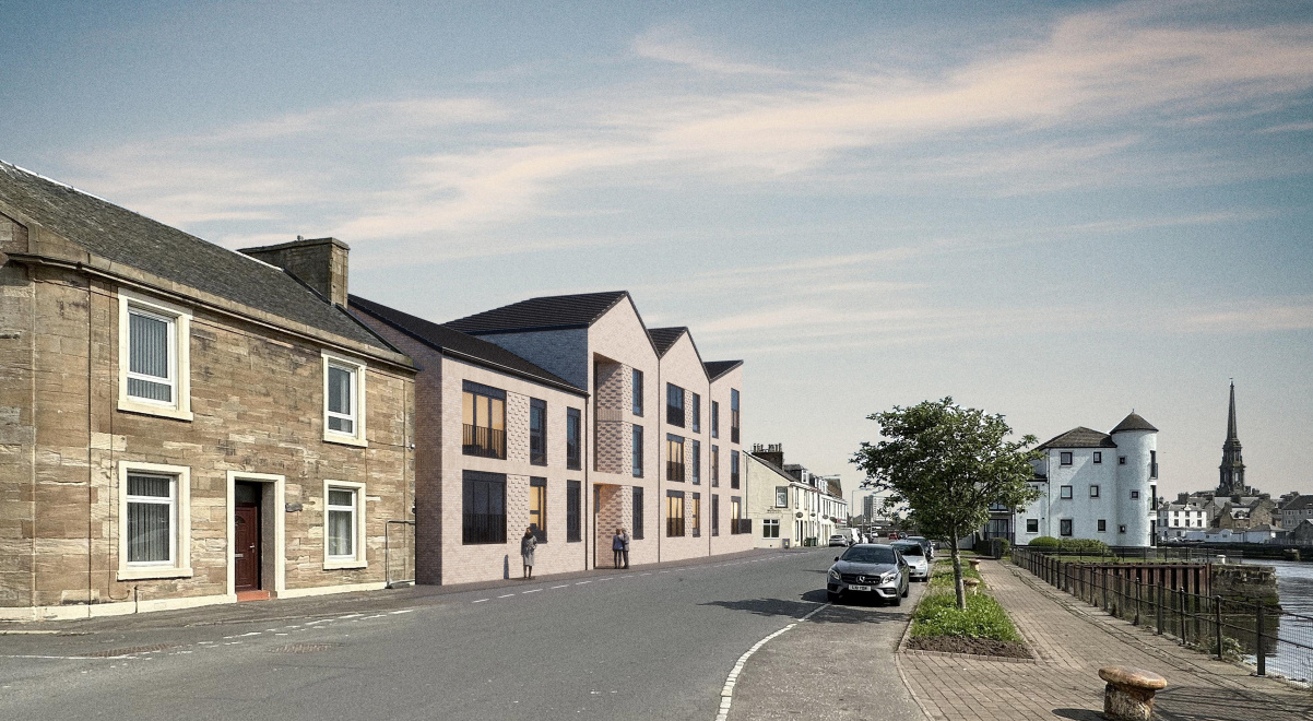 Plans revised for affordable flats in Ayr Scottish Construction Now
